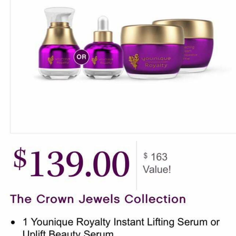 Younique Royalty Crown Jewels Collection